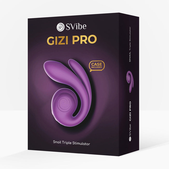 SVibe Snail Gizi Pro Vibromasseur Triple Stimulation Clitoris Point G & Anus