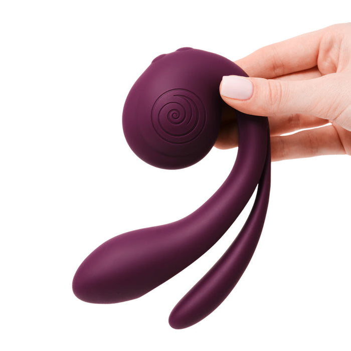 SVibe Snail Gizi Pro Vibromasseur Triple Stimulation Clitoris Point G & Anus