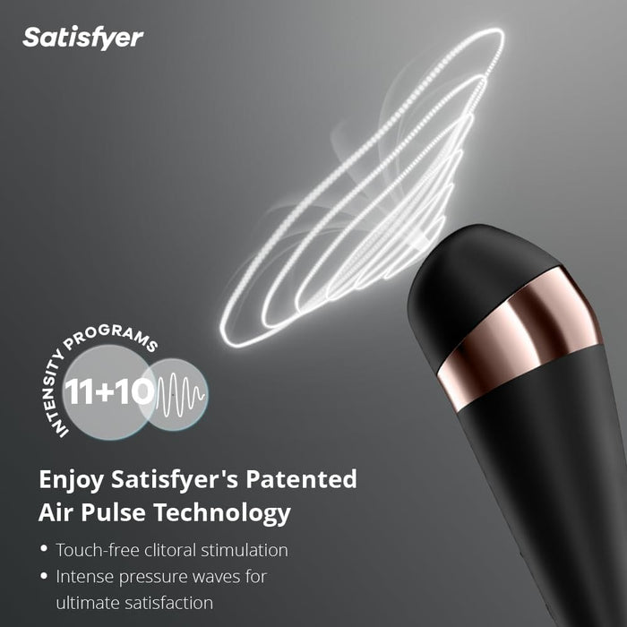 Satisfyer Pro 3+ Vibromasseur à Pression d'air + Vibration