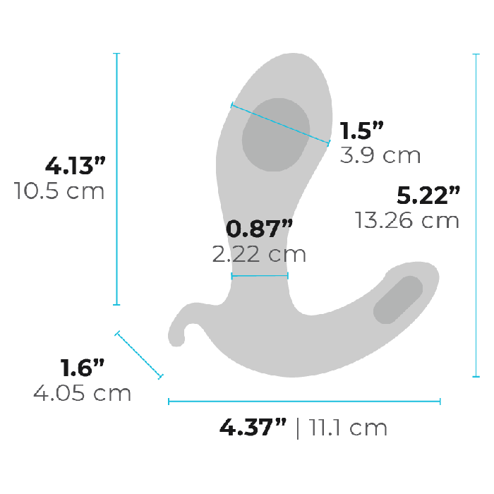 B-Vibe Expand Vibromasseur Prostatique 13 cm