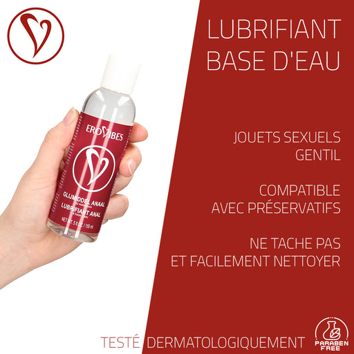 Lubrifiant Anal Eau Premium Erovibes 150 ml - Erotes.be