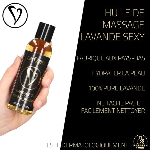 Erovibes Huile De Massage Lavande Sexy 150 ml - Erotes.be
