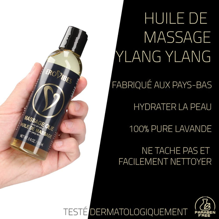 Erovibes Huile De Massage Ylang Ylang Sexy 150 ml - Erotes.be