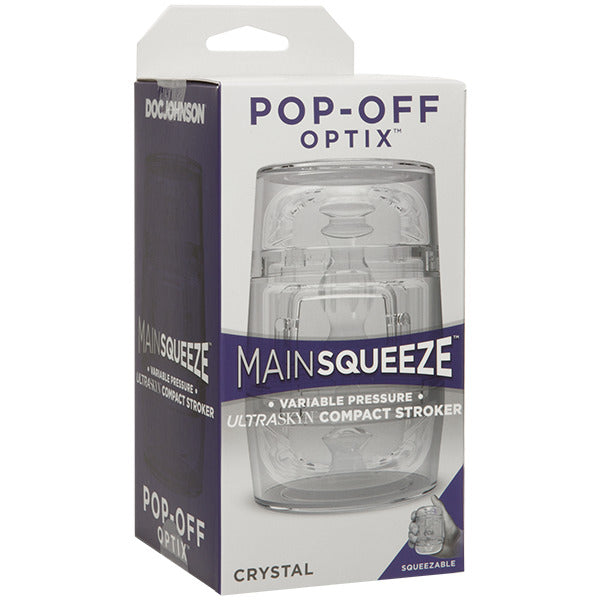 Doc Johnson Main Squeeze Pop-Off Optix Masturbator - Erotes.be