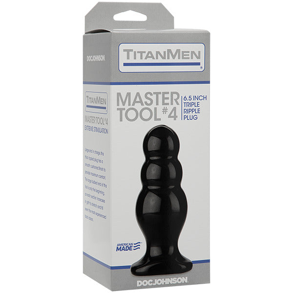 Doc Johnson TitanMen Master Tool #4 Plug Anal 15 cm - Erotes.be