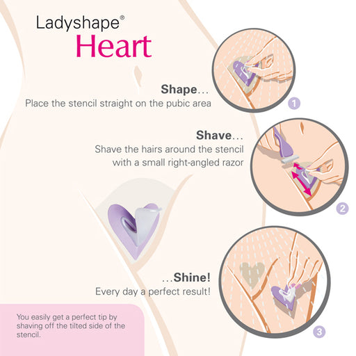 Ladyshape Bikini Shaping Tool Heart - Erotes.be