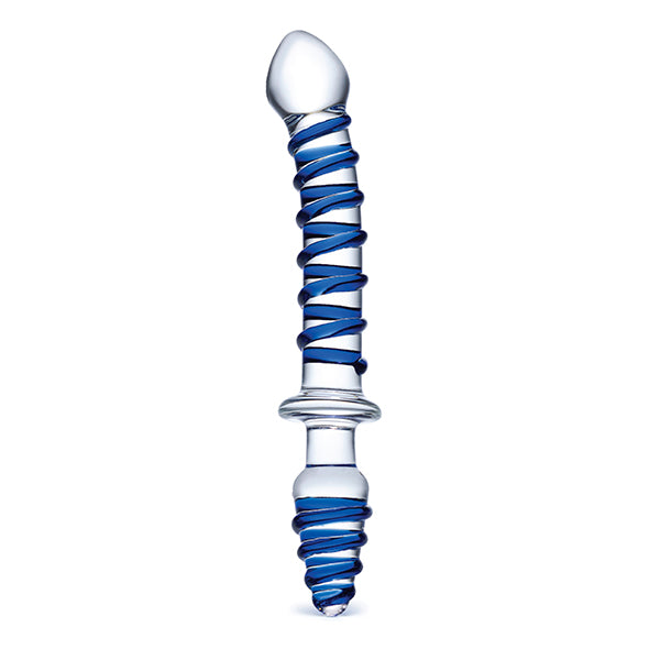 Glas Mr. Swirly Double Gode En Verre Anal Et Plug Anal - Erotes.be