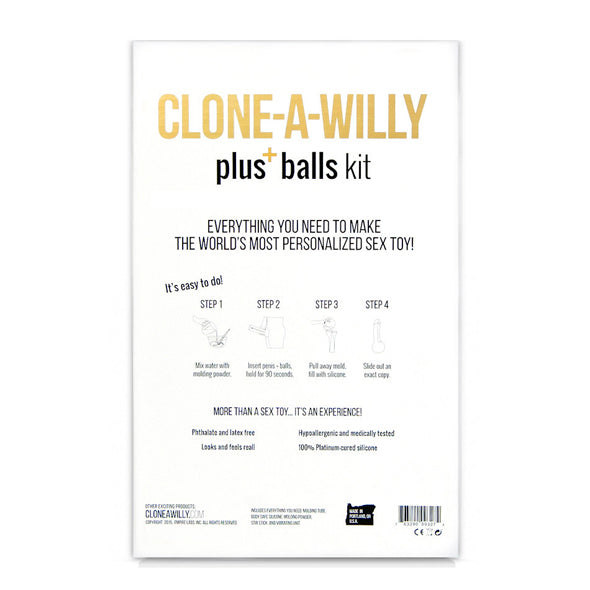 Clone-A-Willy Kit Including Balls - Erotes.be
