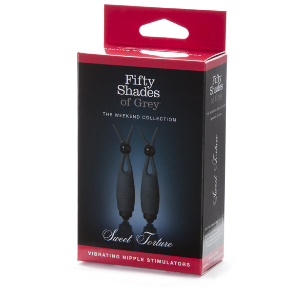 Fifty Shades of Grey Pinces à Seins Vibrants Noir - Erotes.be