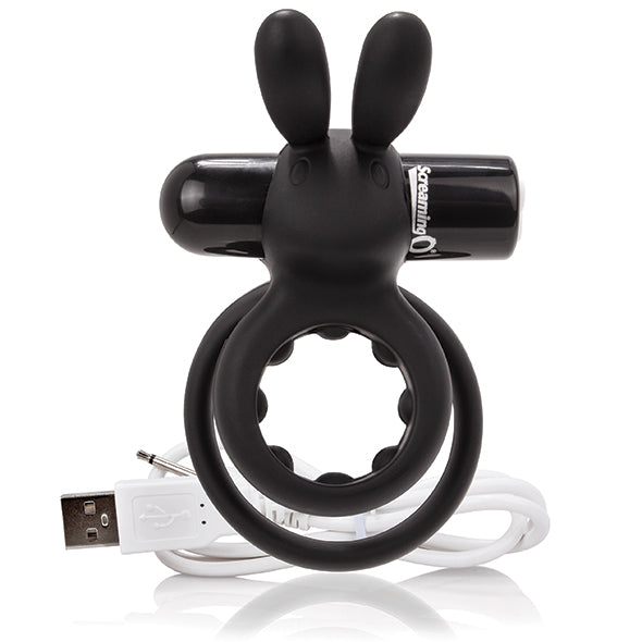 The Screaming O Charged Ohare Rabbit Vibe Anneau De Pénis Vibrant Double Rechargeable - Erotes.be