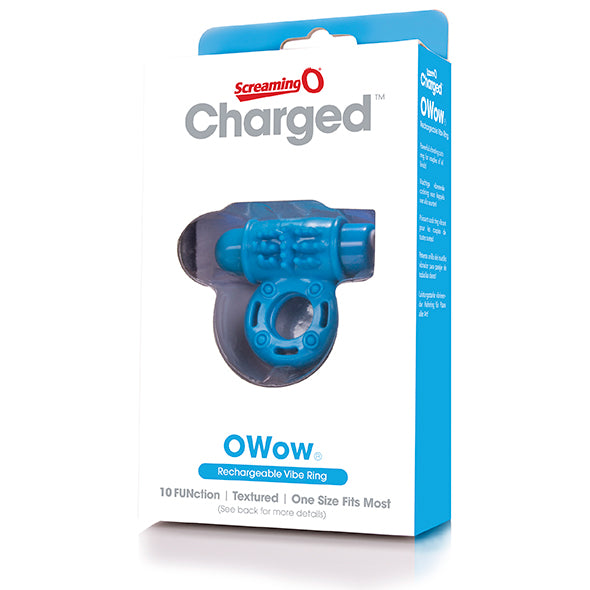 The Screaming O Charged OWow Anneau De Pénis Vibrant Rechargeable - Erotes.be