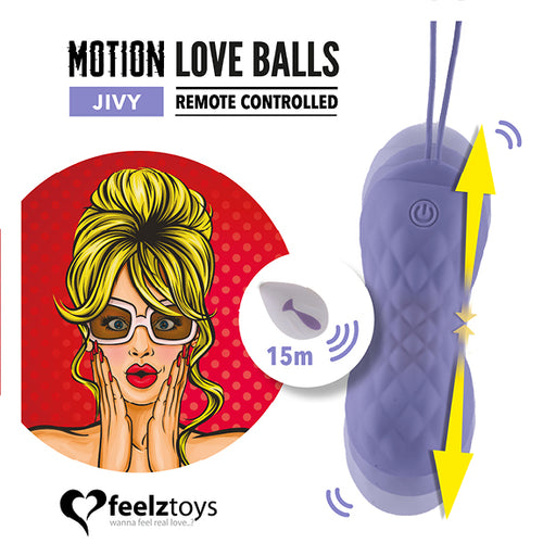 Feelztoys Remote Controlled Motion Love Balls Jivy - Erotes.be