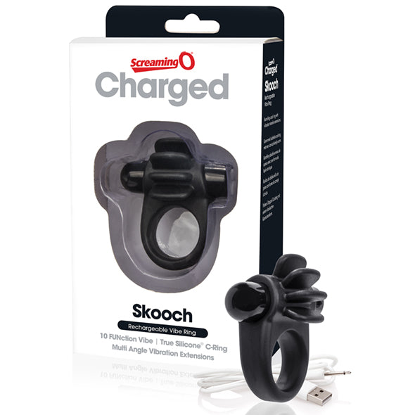 The Screaming O Charged Skooch Anneau De Pénis Vibrant Rechargeable - Erotes.be
