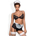 Obsessive Maidme Costume Sexy Ensemble 5 Pièces - Erotes.be