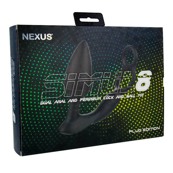 Nexus Simul8 Plug Edition Vibrating Dual Motor Anal Cock & Ball Toy - Erotes.be