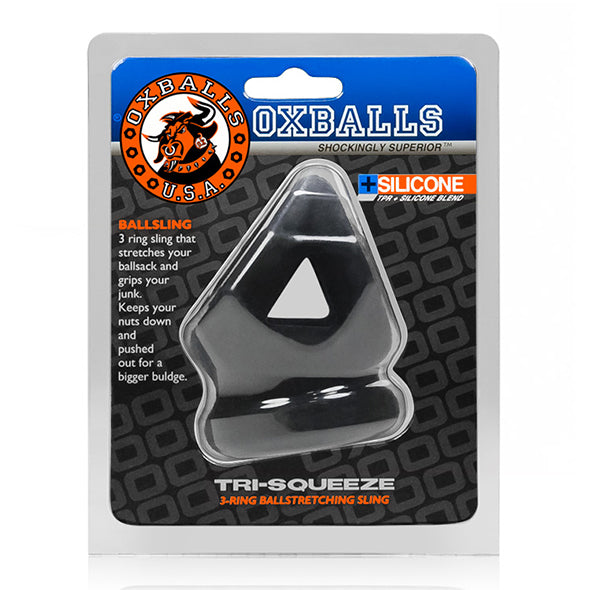 Oxballs Tri-Squeeze Cocksling & Ballstretcher - Erotes.be