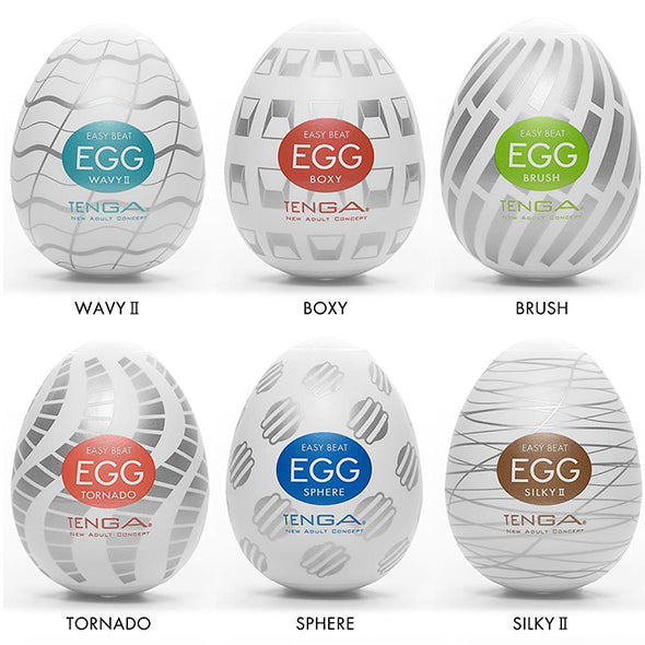 Tenga Egg Styles Mix 6 Pices - Erotes.be