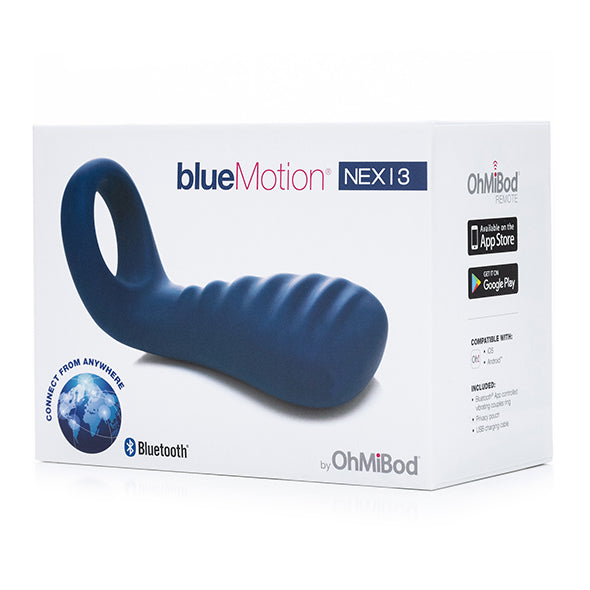 OhMiBod BlueMotion Nex 3 Anneau De Pénis Avec App - Erotes.be