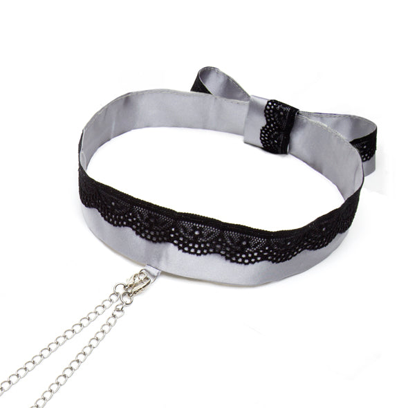 Fifty Shades of Grey Play Nice Collier Satin & Pinces à Tétons - Erotes.be