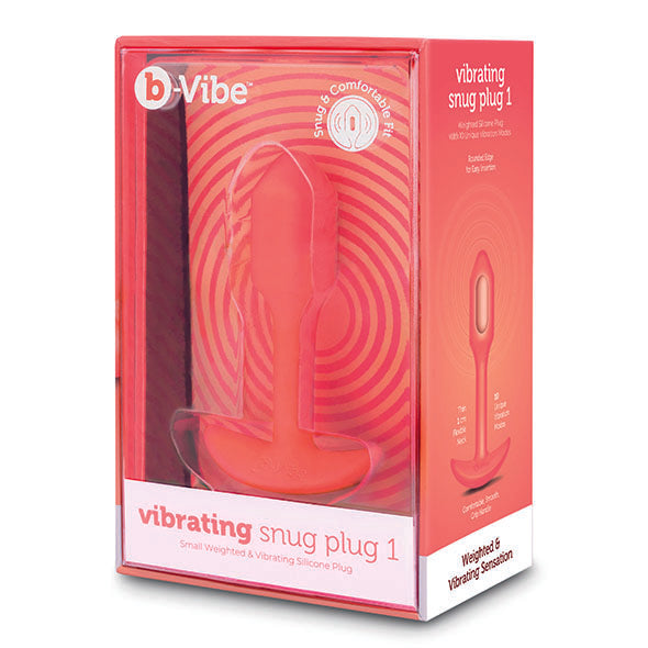 B-Vibe Snug Plug Anal Vibrant 1 S - Erotes.be