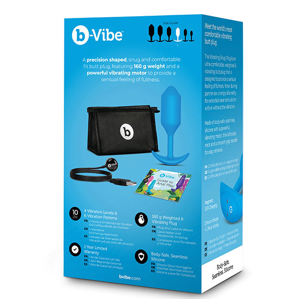B-Vibe Snug Plug Anal Vibrant 3 L - Erotes.be