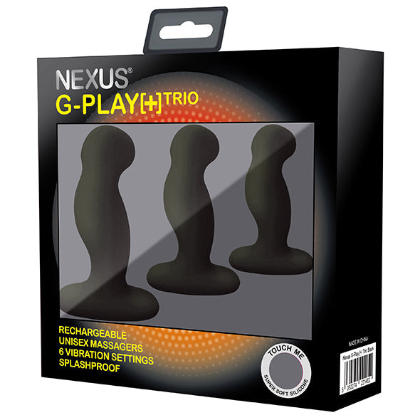 Nexus G-Play Trio Plus Unisex G-Spot & P-Spot Vibrators