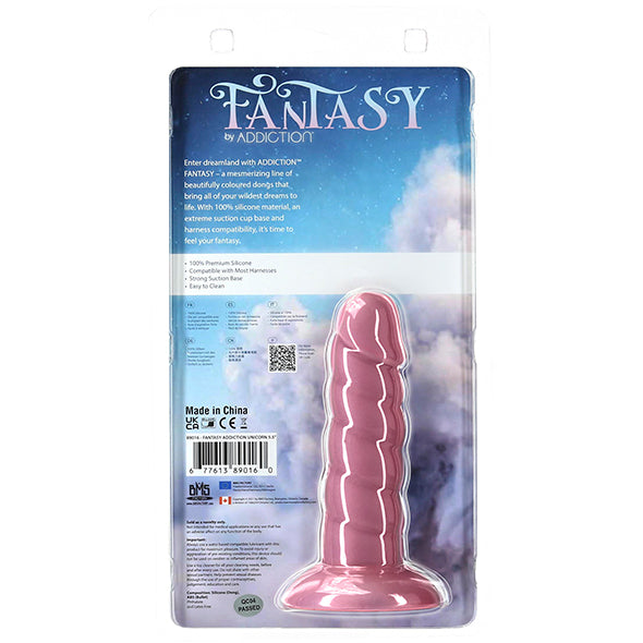 Addiction Fantasy Unicorn Gode Ventouse 14 cm - Erotes.be