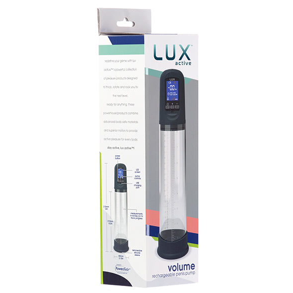 Lux Active Volume Oplaadbare Pompe a Penis - Erotes.be