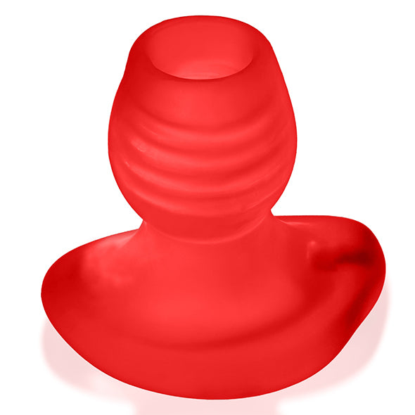 Oxballs Glowhole-1 Hollow Buttplug with Led Insert Red Morph Small