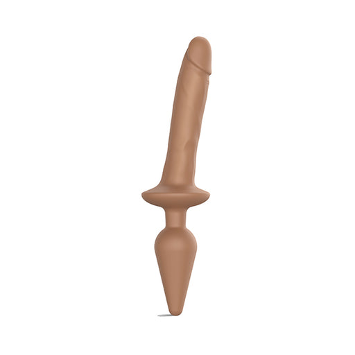 Strap-On-Me Switch Plug-in Gode Double Caramel