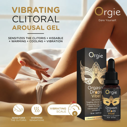 Orgie Orgasm Drops Vibe! 15 ml - Erotes.be
