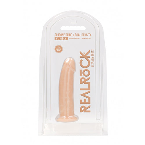 RealRock Gode Réaliste Sans Testicules Blanc 15,3 cm - Erotes.be