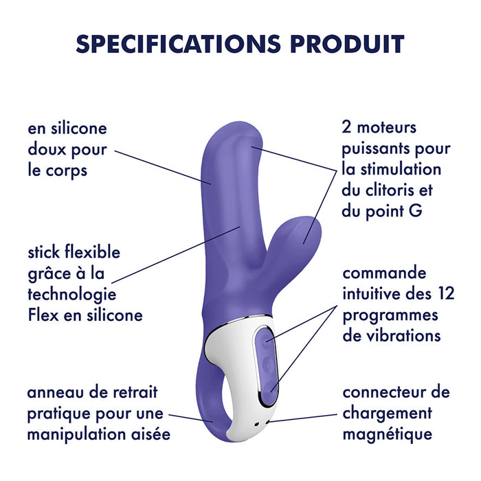 Satisfyer Magic Bunny Vibromasseur - Erotes.be