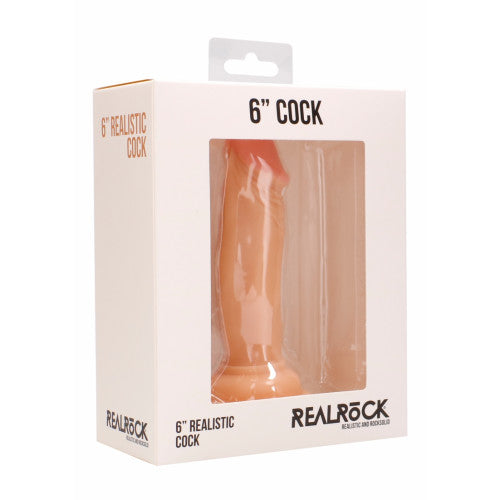 RealRock Gode Réaliste Blanc 15 cm - Erotes.be