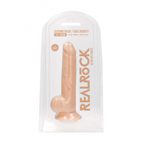 RealRock Gode Réaliste Avec Testicules Blanc 24 cm - Erotes.be