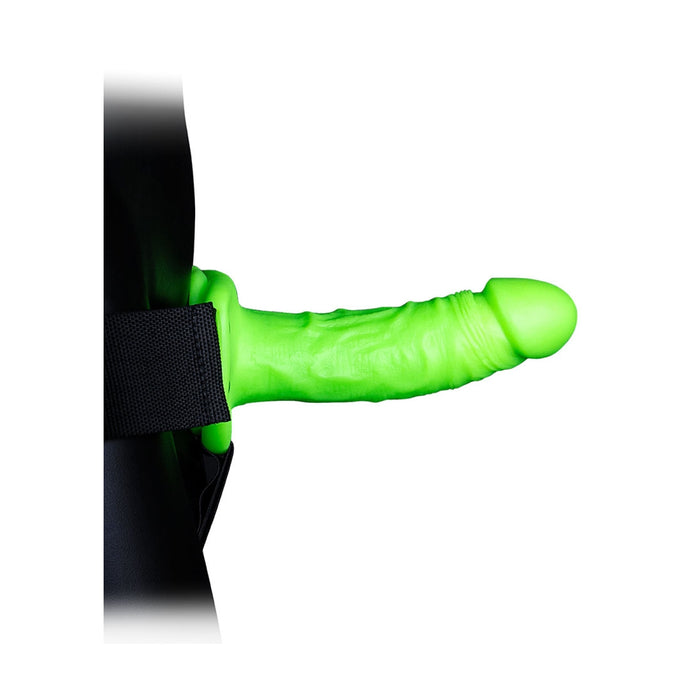 Ouch! Glow in the Dark Realistisch Strap-On Harnas - 18 cm, Ouch, Erotes.be