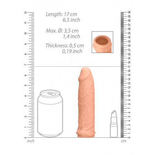 RealRock Penis Sleeve 17,8 cm - Erotes.be