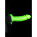Ouch! Glow in the Dark Realistisch Strap-On Harnas - 18 cm